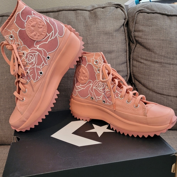 SOLD Converse Platform Run Star Hike Boots. - Picture 1 of 9